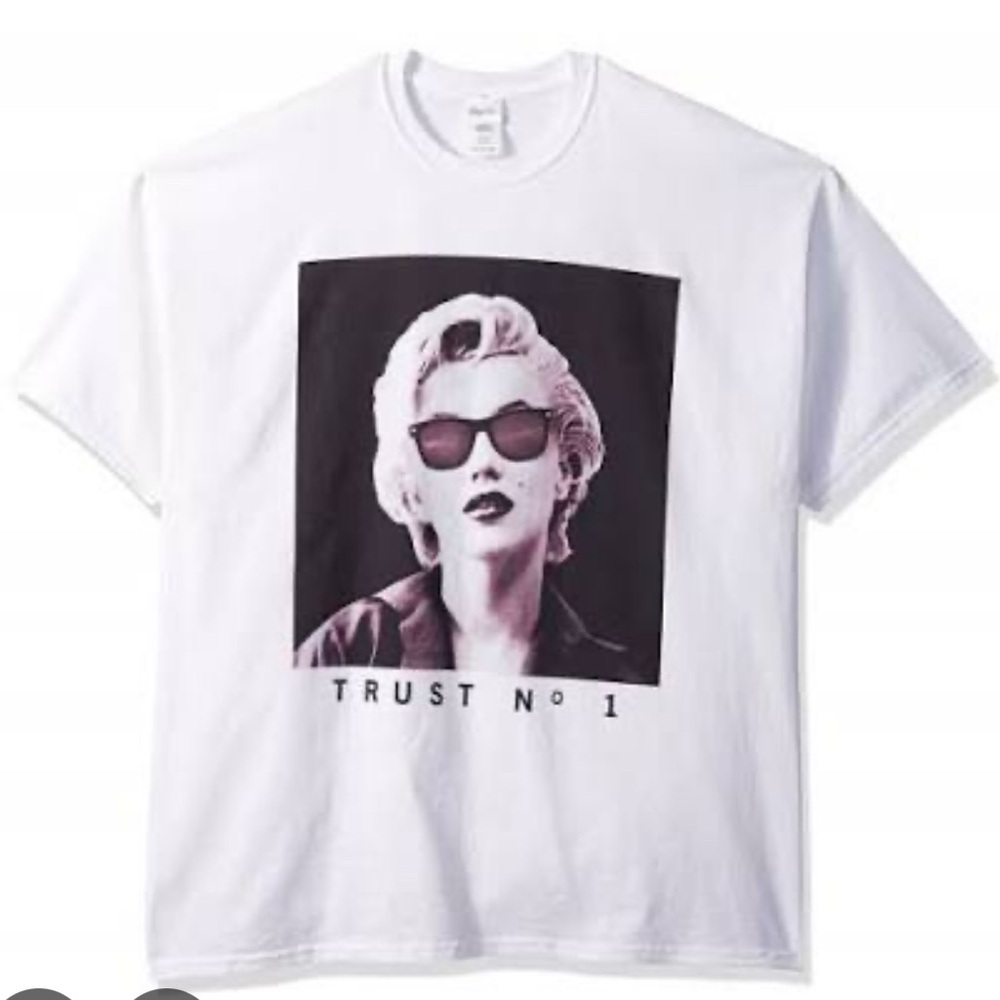 Spencer's White Marilyn Monroe (Trust No 1) Graphic Tee